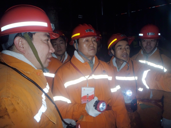 大佛寺矿党委副书记,代理总经理郭林生,党委书记樊